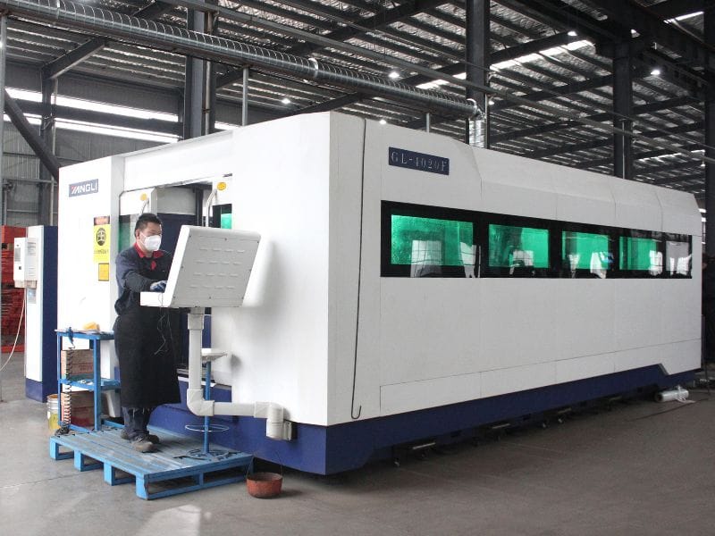 Laser Cutting Equipment in Operation