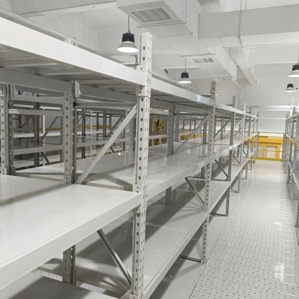 Mezzanine Shelving Aisle
